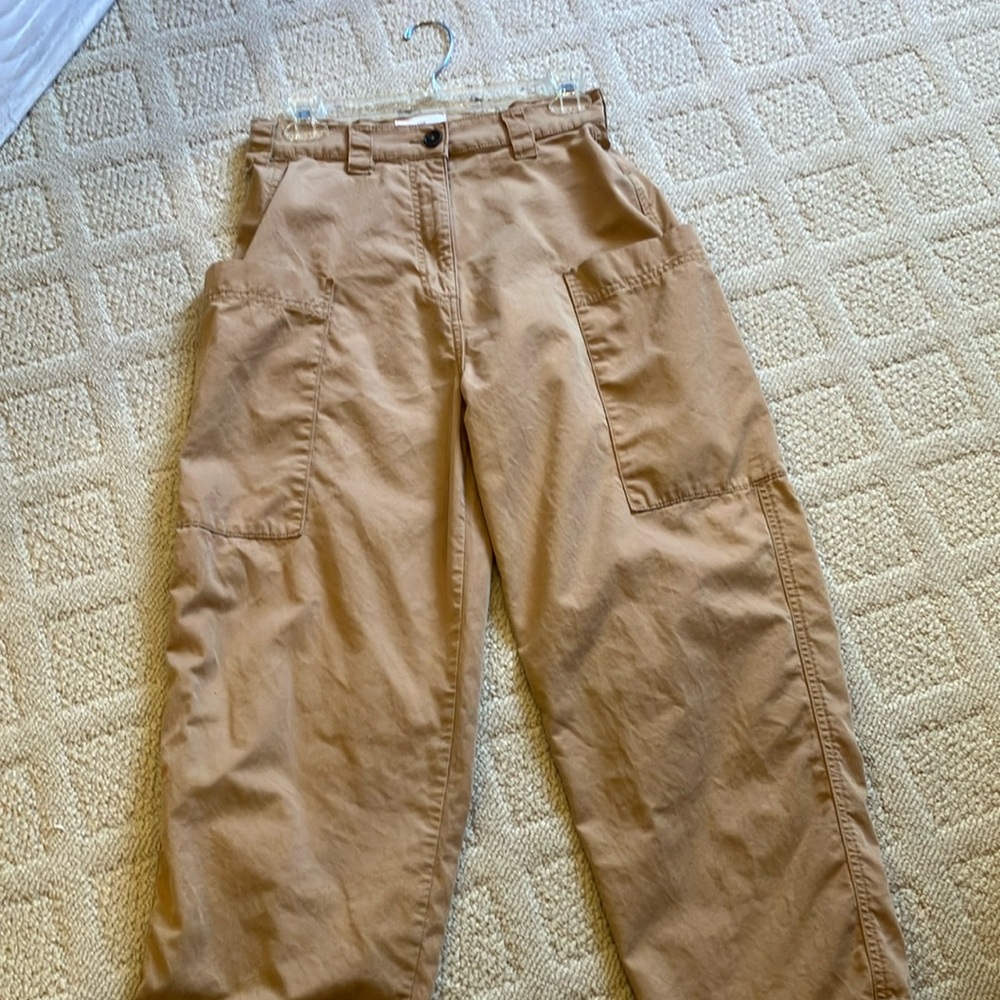 KOTN Women Utility Cargo pants in Camel Size 4 - Picture 3 of 8